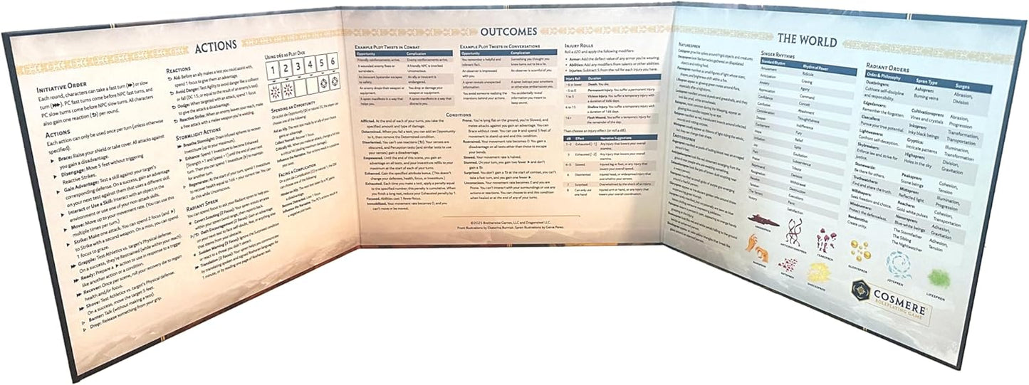 Cosmere RPG - Stormlight Game Master Screen