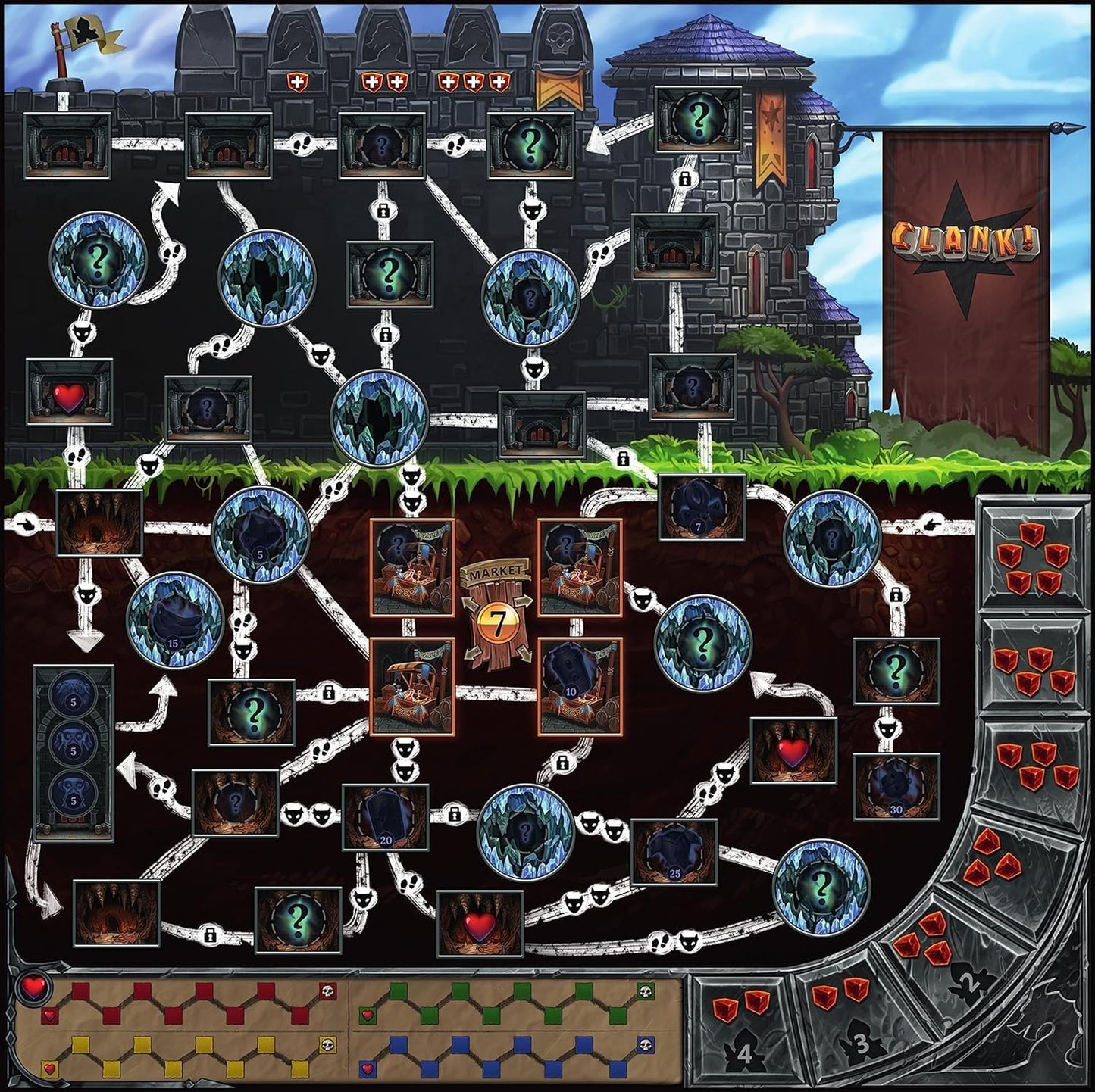 Clank! A Deck Building Adventure