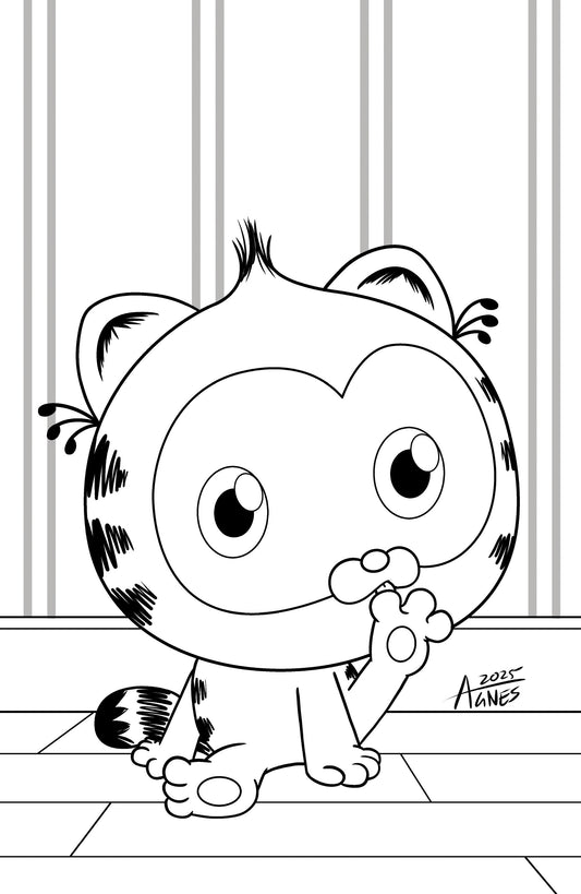 Baby Garfield #1 E 1 in 10 Variant Edition (Full Art, Garbowska)