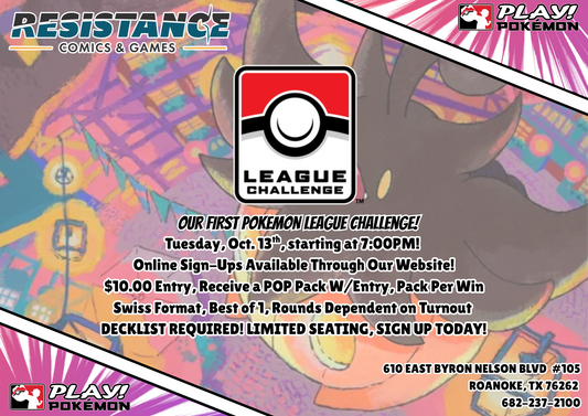 Pokémon League - League Challenge Tournament Registration