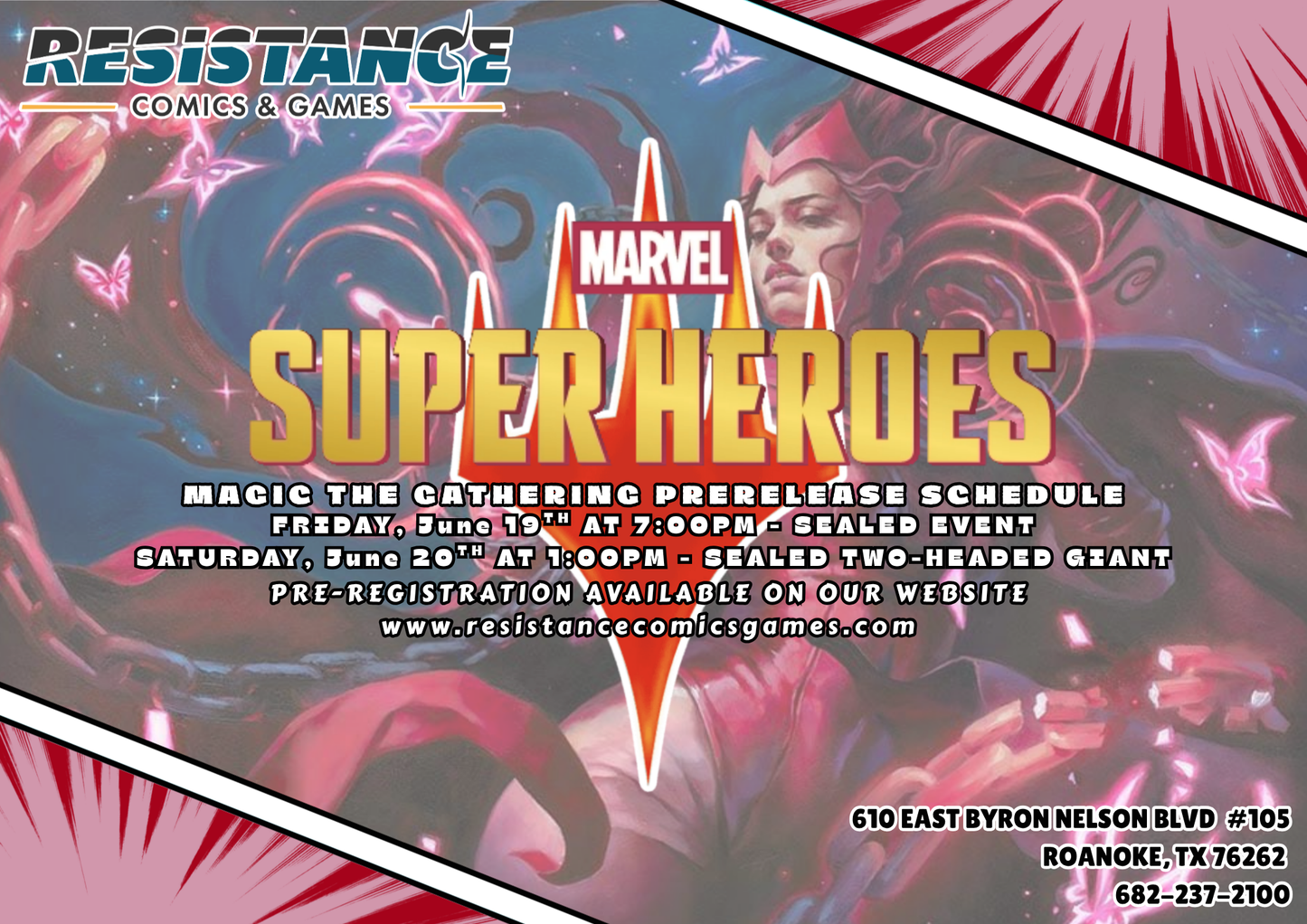 MTG: Marvel Superheroes Prerelease Event (Friday)