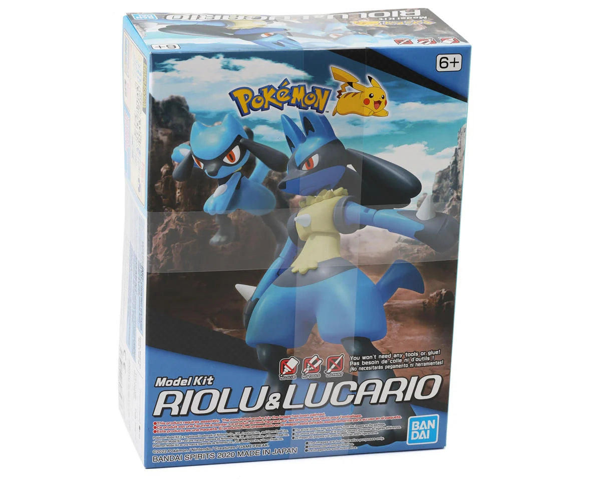 Pokémon Model Kit: Riolu & Lucario