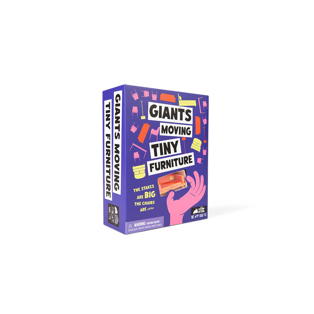 Giants Moving Tiny Furniture